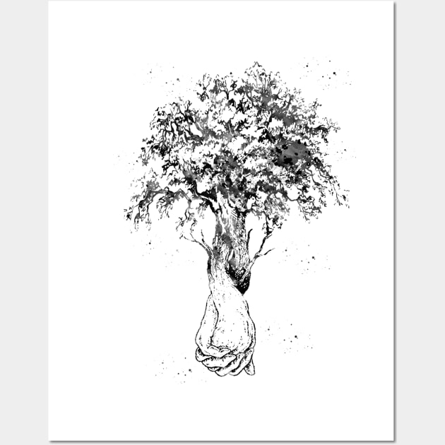 Love Tree Wall Art by erzebeth